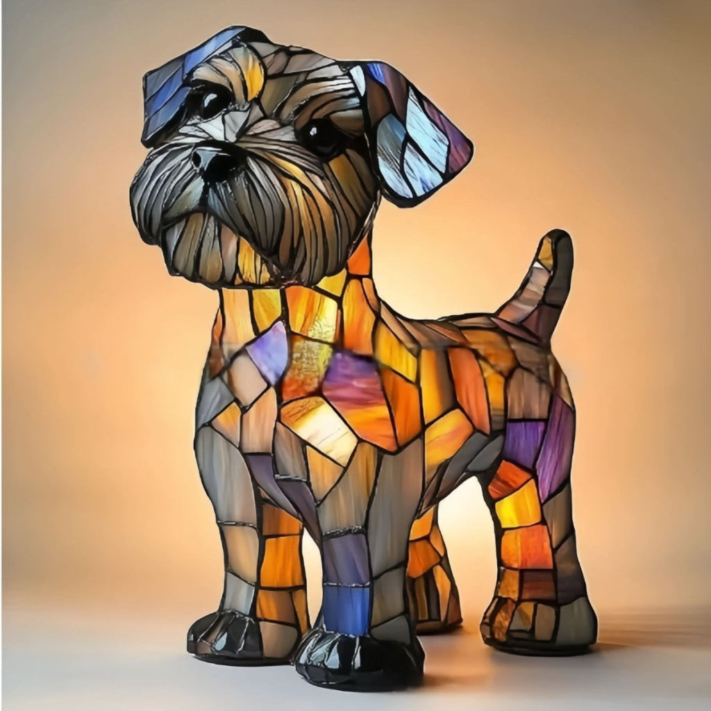 Art LED Night Lamp – Dog Breed Portraits for Elegant Home Decor