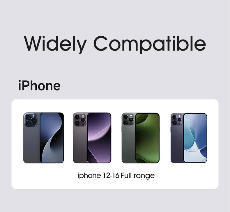 3-in-1 MagSafe Wireless Charging Station for iPhone 16/15/14/13/12, AirPods & Apple Watch with Rotating Stand