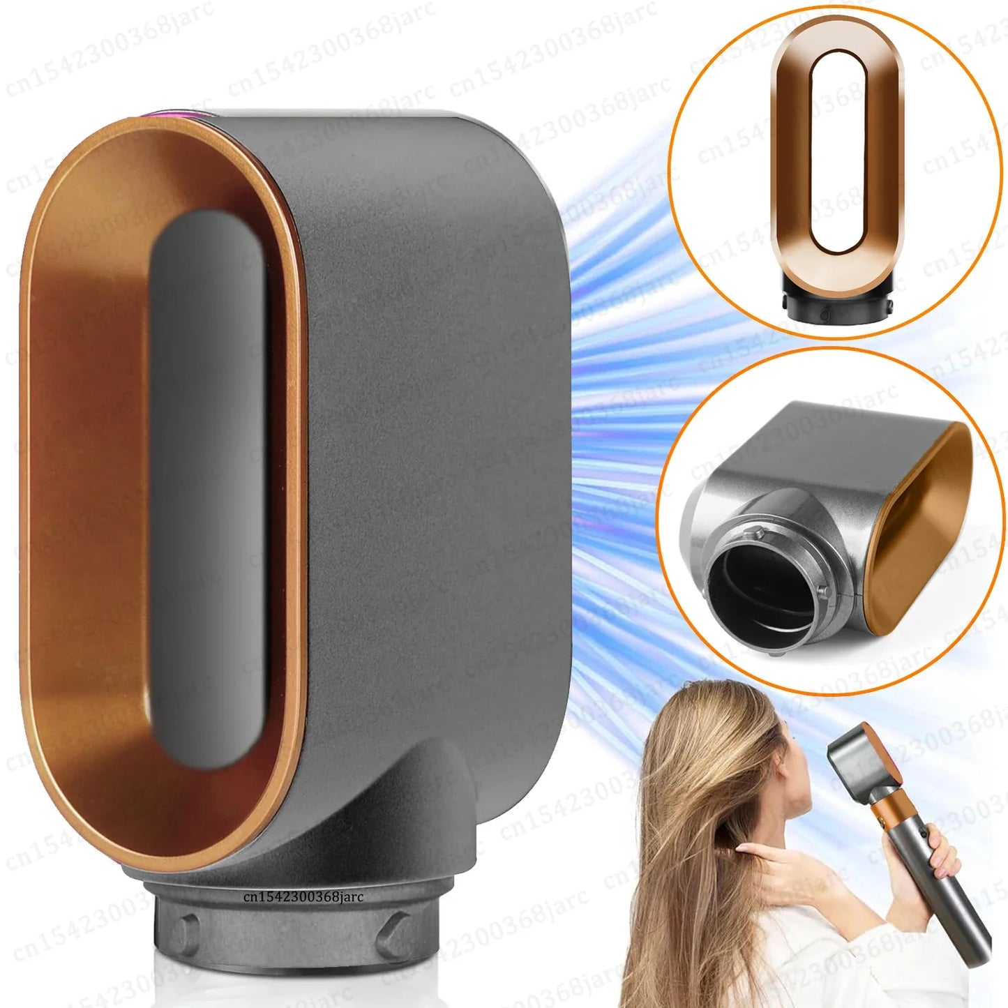 Pre-Styling Nozzle for Dyson Airwrap HS01/HS05 – Hair Styler Curling & Modeling Attachment by SenCiciMen X9