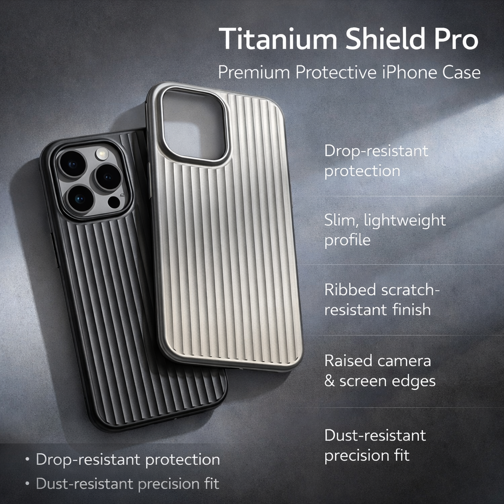 Titanium Shield Pro — Ultra-Durable, Premium iPhone Case