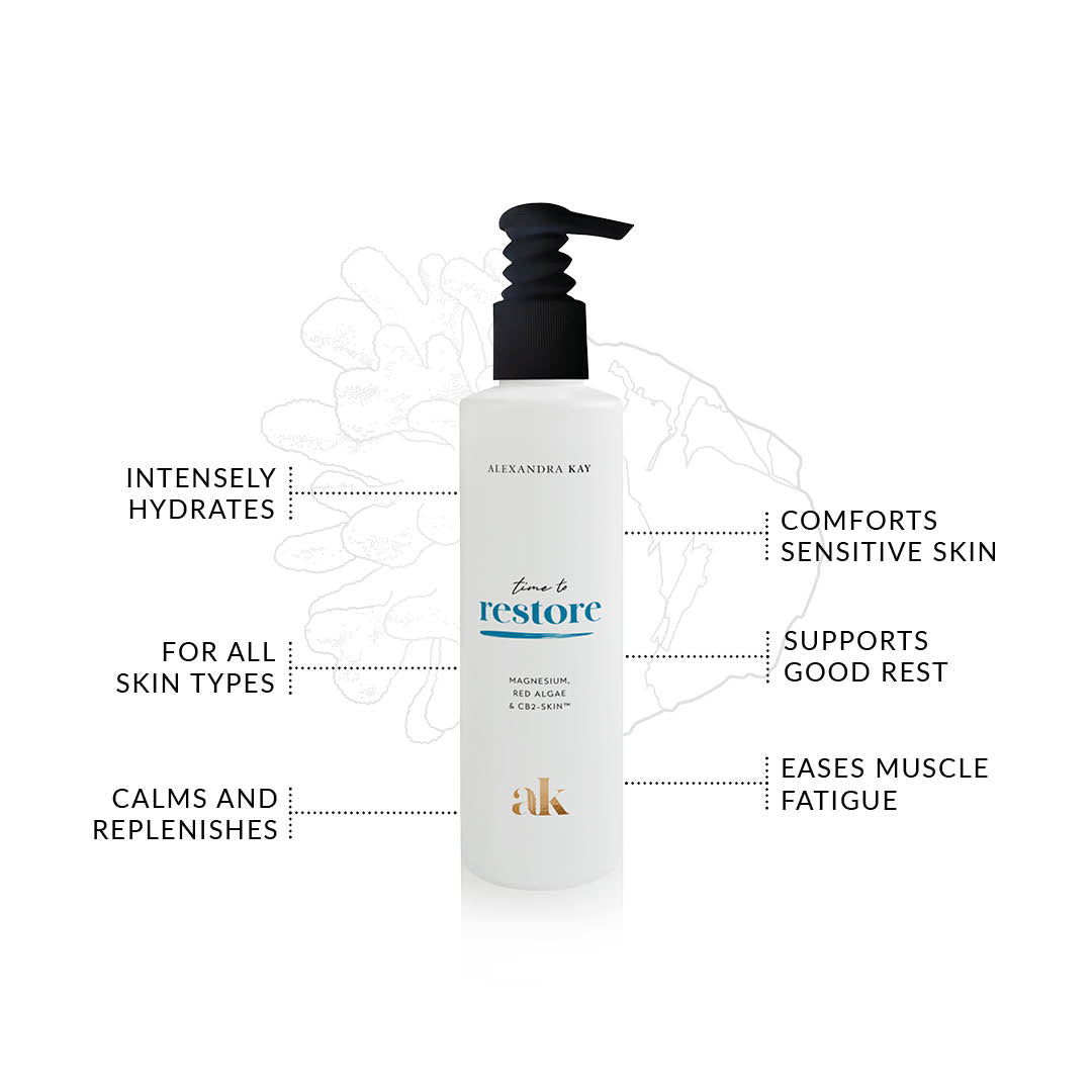 Alexandra Kay Time to Restore Magnesium Lotion - 200ml Revitalizing Formula