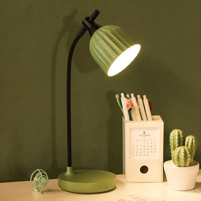 Sleek Adjustable LED Desk Lamp with Dimmable Brightness