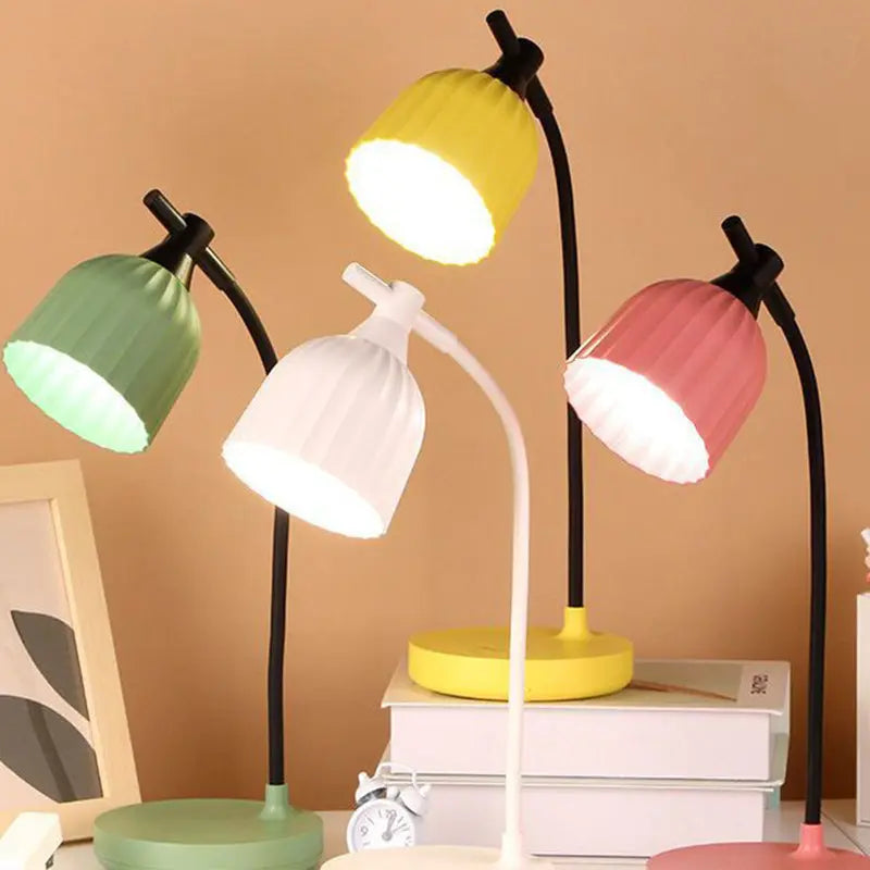 Sleek Adjustable LED Desk Lamp with Dimmable Brightness