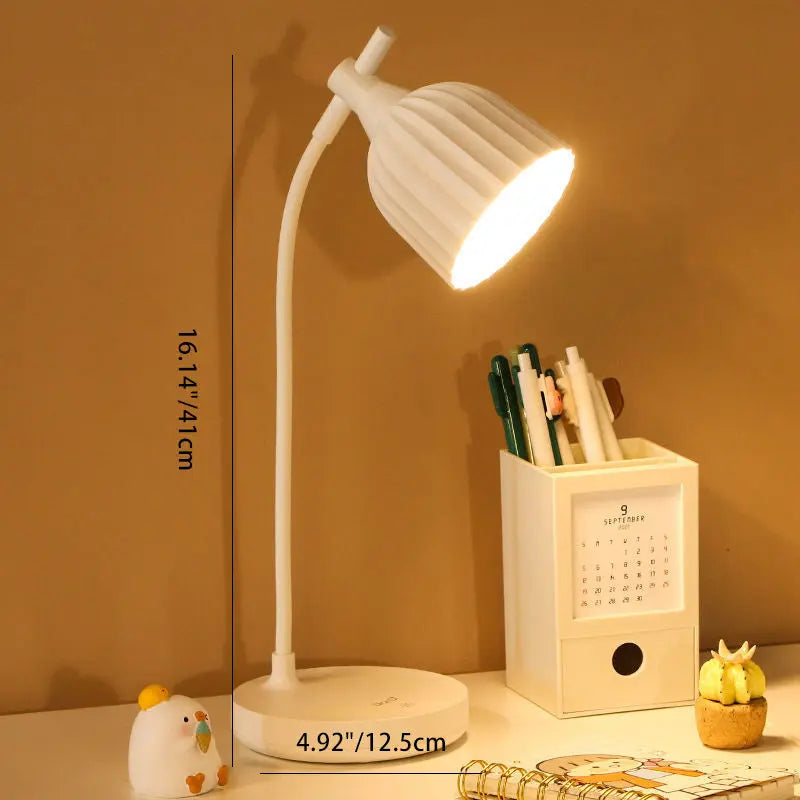 Sleek Adjustable LED Desk Lamp with Dimmable Brightness