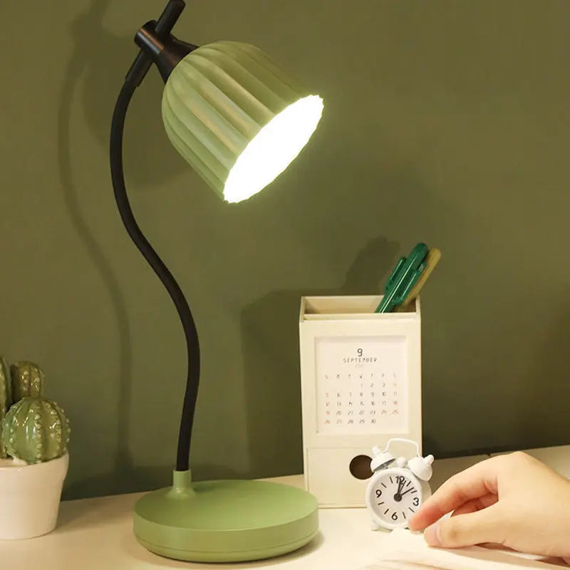 Sleek Adjustable LED Desk Lamp with Dimmable Brightness