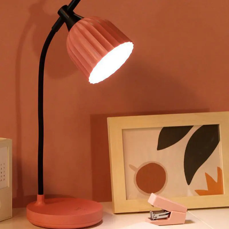 Sleek Adjustable LED Desk Lamp with Dimmable Brightness
