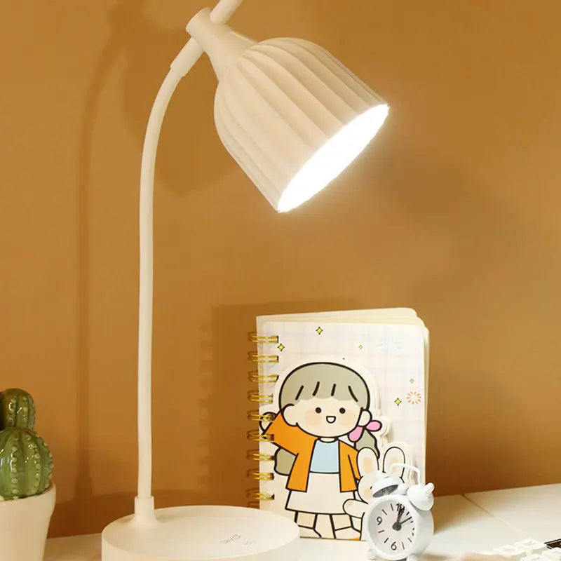 Sleek Adjustable LED Desk Lamp with Dimmable Brightness