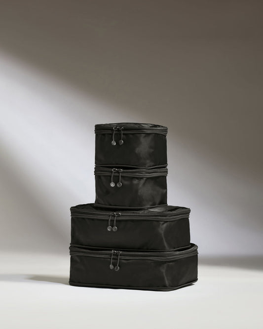 Black Packing Cubes - 4-Piece Set