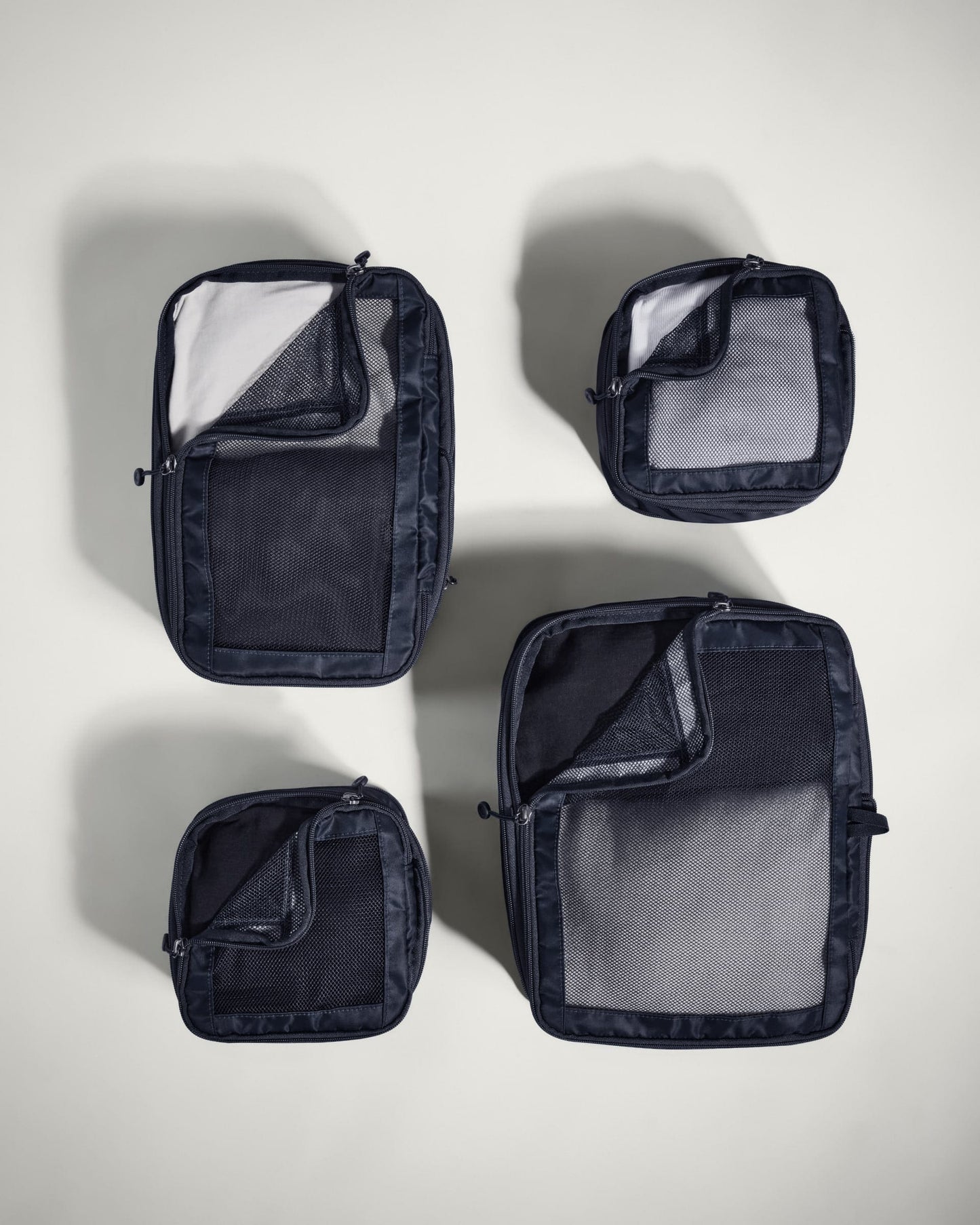 Navy Blue Packing Cubes – 4-Piece Set for Effortless Travel Organization