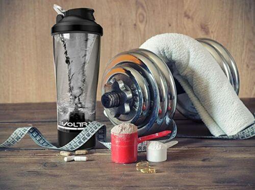 Electric Protein Shaker Bottle — BPA-Free Tritan, USB-Rechargeable