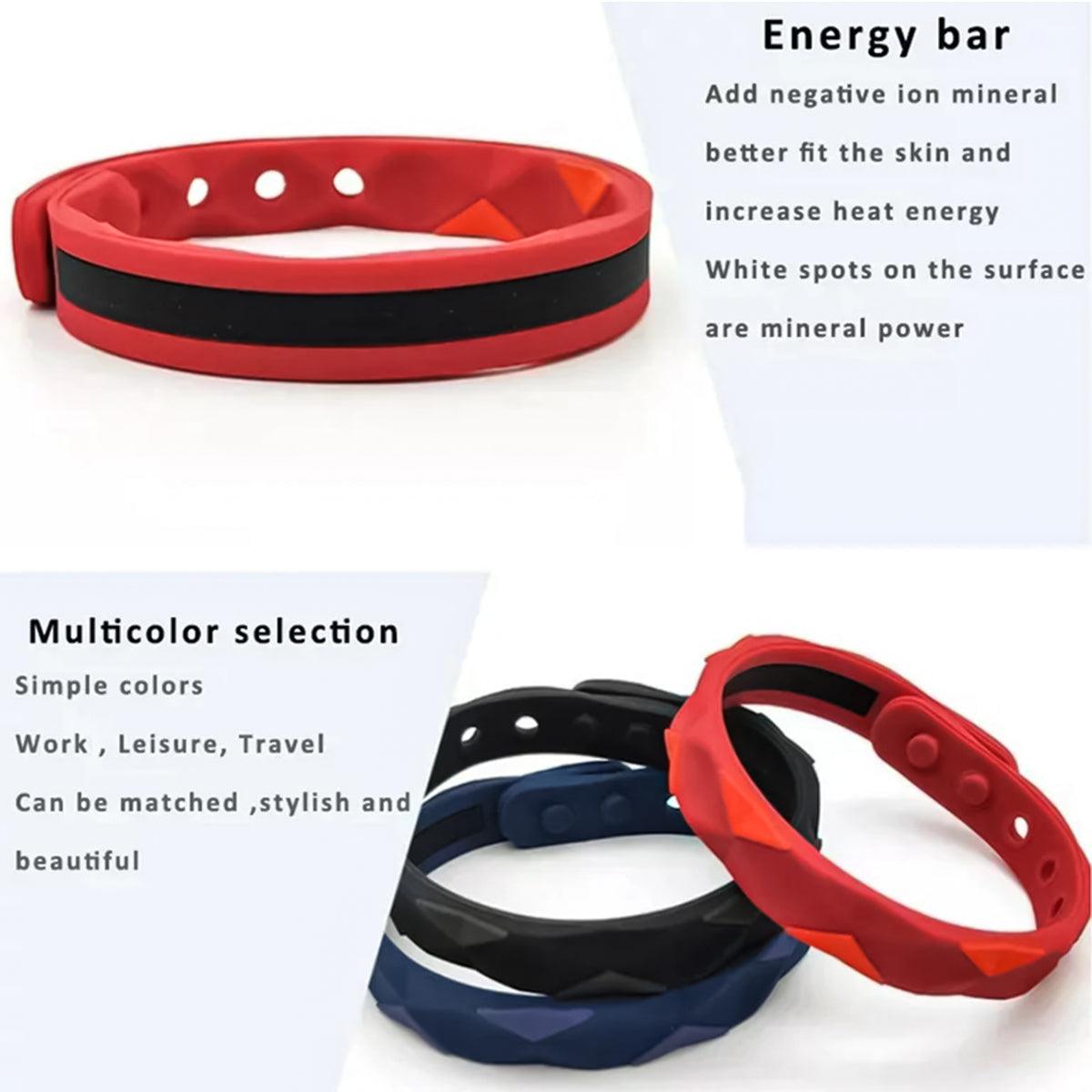 Ion Power Bracelets – Negative Ion Wristbands, Anti-Static Silicone Sports Bracelets