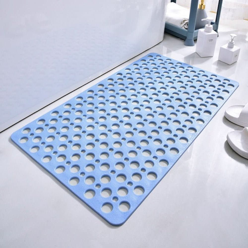 Slip-Resistant Shower Mat with Quick-Drain Surface