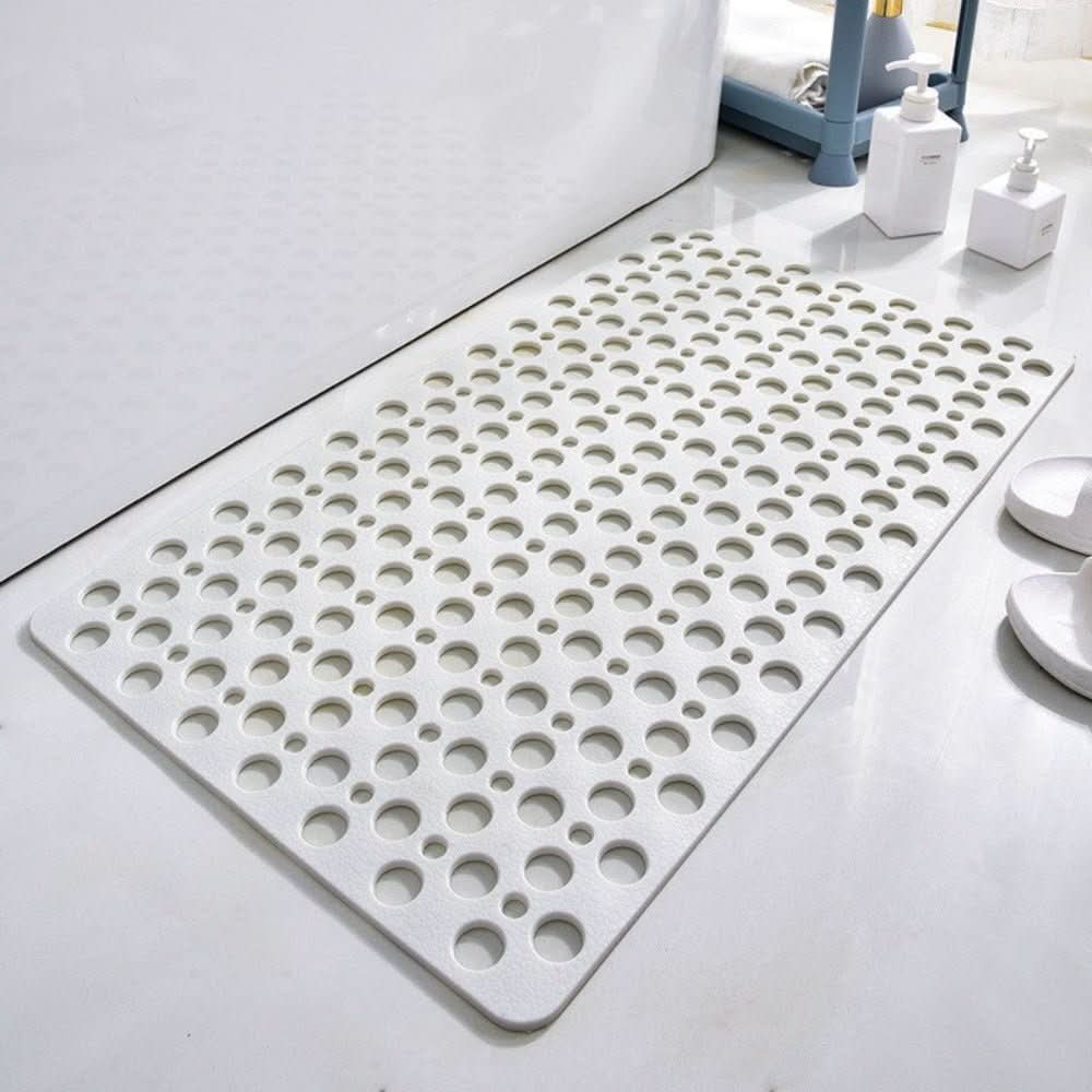 Slip-Resistant Shower Mat with Quick-Drain Surface
