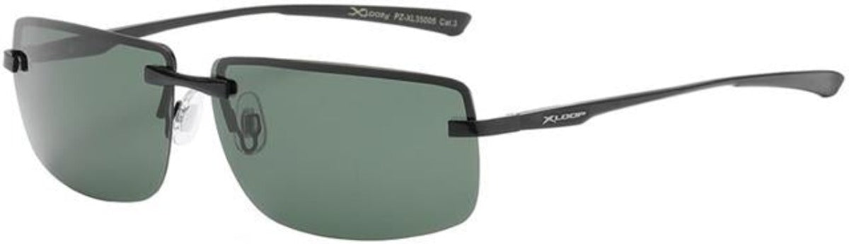X-Loop Metal Polarised Rimless Sunglasses for Driving and Fishing