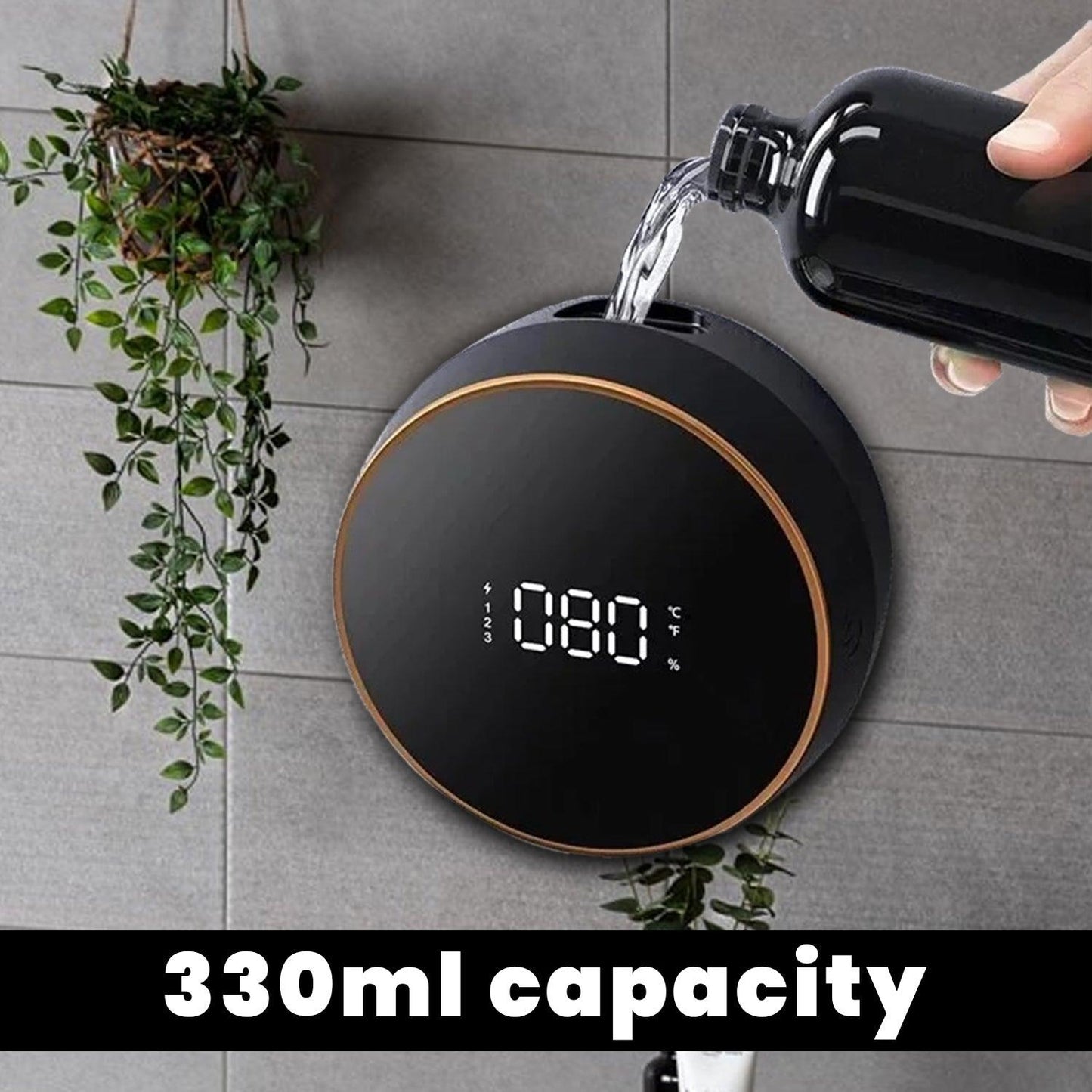 USB Wall-Mounted Automatic Foaming Soap Dispenser with Infrared Touchless Sensor