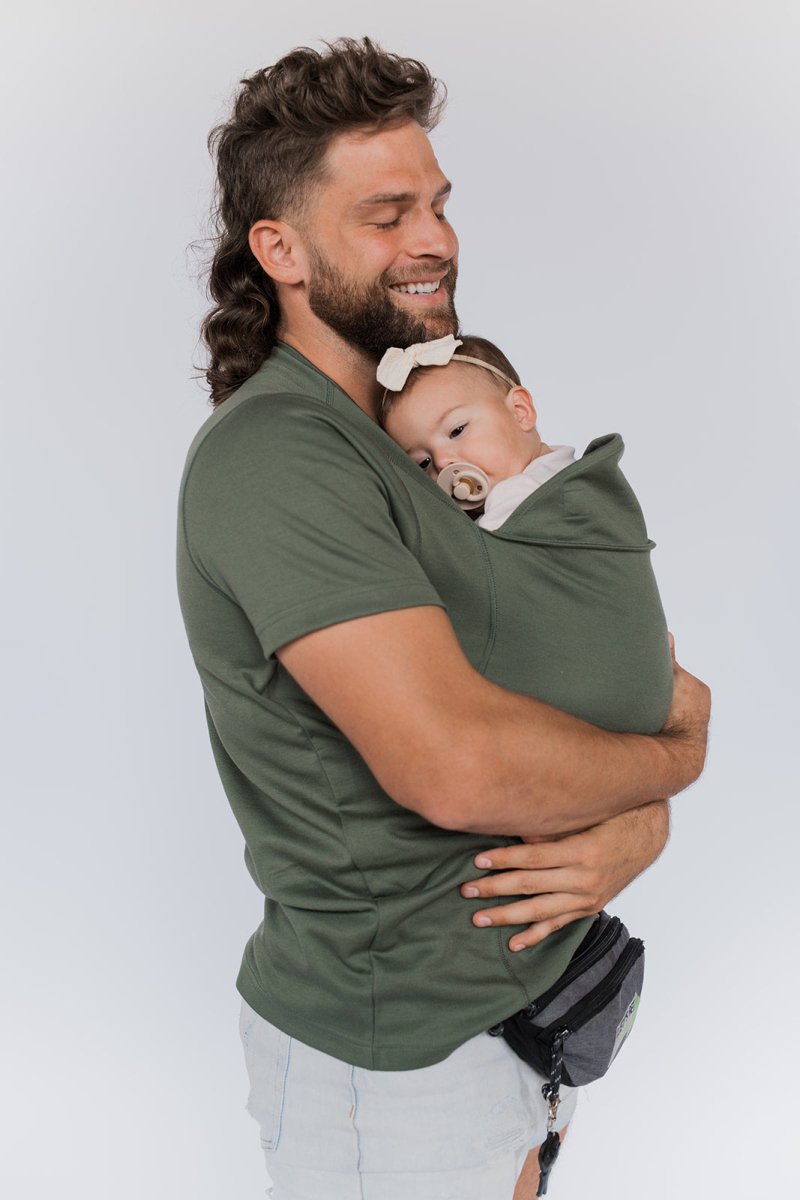 CozyCarry Babywearing Tee for Parents — Soft, Comfortable & Hands-Free Bonding