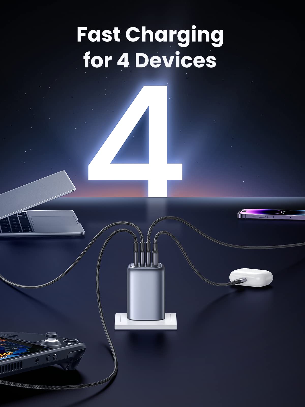 UGREEN Nexode 100W 4-Port USB Charger