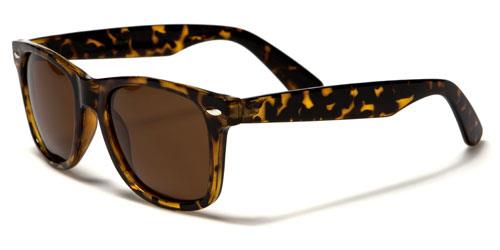 Designer Polarized Unisex Retro Square Sunglasses - Timeless Classic Style
